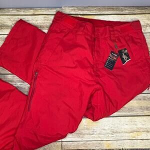 NWT Free Soldier Tactile Insulated Red Snow Ski Pants Mens Sz XL